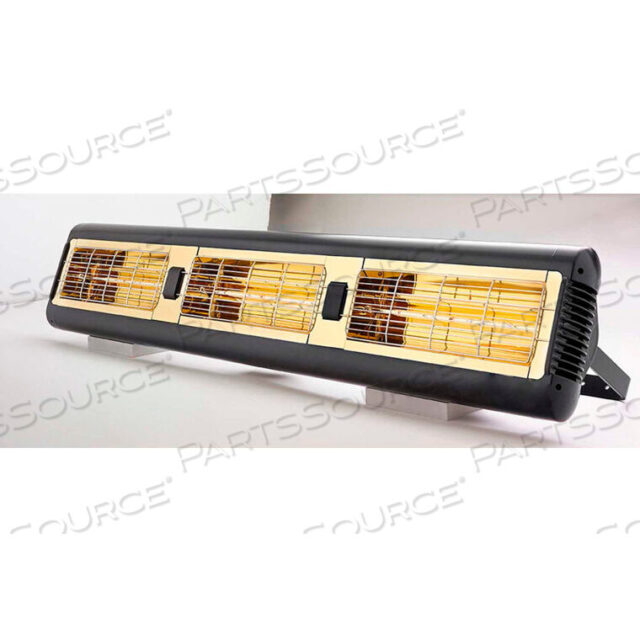 OEM#: SALPHAH3-45240-L1BALPHA СЕРИЯ H3 ИНФРАКРАСНЫЙ ОБОГРЕВАТЕЛЬ - 4,5 кВт 208-240 В С ЛАМПОЧКОЙ-СВЕЧЕЙ НИЗКОГО СВЕТА - ЧЕРНЫЙ от Solaira