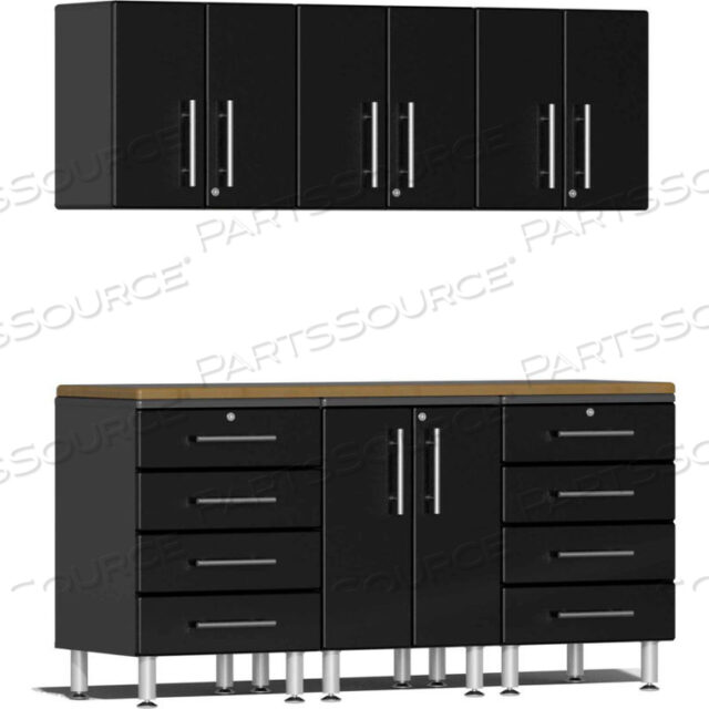 OEM#: UG22072BULTI-MATE GARAGE 2 SERIES 7-PIECE CABINET SET 71 X 21 X 80 BLACK от Sublime Kitchen And Garage Cabinets Inc