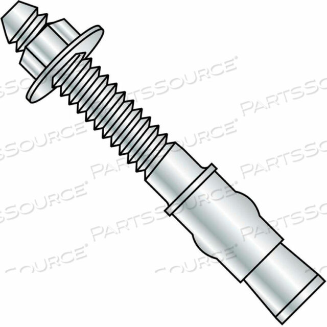 7/8X10 WEDGE ANCHOR ICC COMPLIANT (ICBO) ZINC, PKG OF 10