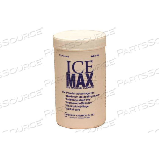 HIGHSIDE - ICE MAX, ПОРОШКОВЫЙ ОЧИСТИТЕЛЬ ДЛЯ ЛЬДОГАМЕНАТОРОВ, 4,4 УНЦИИ.