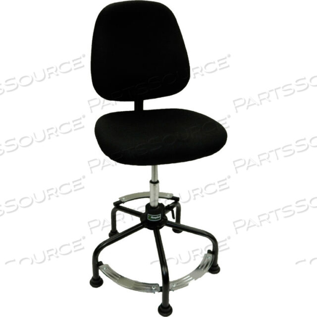 SHOPSOL BIG & TALL WORKBENCH CHAIR - ТКАНЬ - ЧЕРНЫЙ