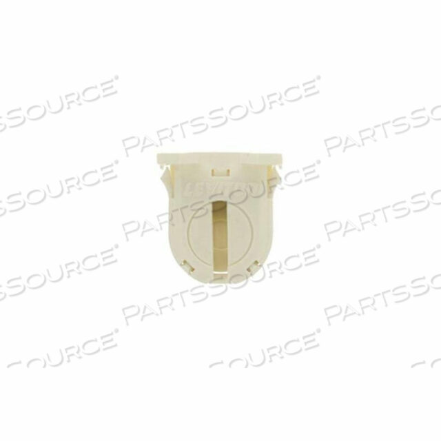 FLUORESCENT LAMPHOLDER, SNAP-IN, WHITE
