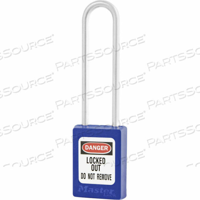 OEM#: S31LTBLUTHERMOPLASTIC ZENEX SAFETY PADLOCK, 1-3/8W X 3H SHACKLE, СИНИЙ от Master Lock