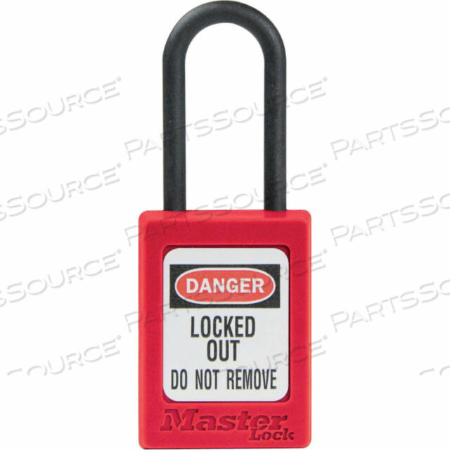 OEM#: S32REDТЕРМОПЛАСТИКОВЫЙ ДИАЛЕКТРИЧНЫЙ ЗАМОК ZENEX БЕЗОПАСНОСТИ, 1-3/8W X 1-1/2H КРАСНЫЙ от Master Lock