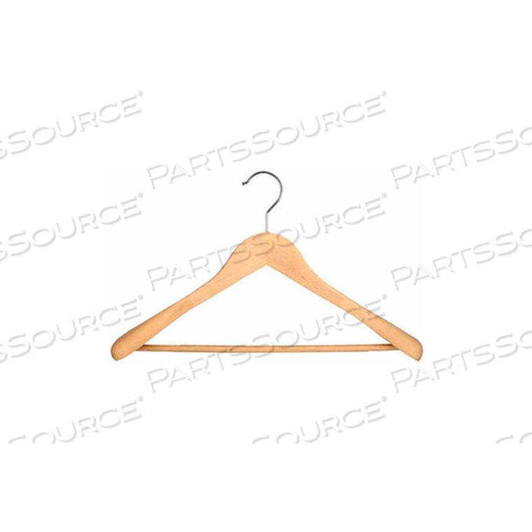 OEM#: 2007-18NNAHANCO ВЕШАЛКА ДЛЯ КОСТЮМА-EXECUTIVE FLARE, 17 Л, ДЕРЕВО-НАТУРАЛЬНОЕ, КОЛ-ВО В УПАКОВКЕ 25 шт. от National Hanger Company Inc.