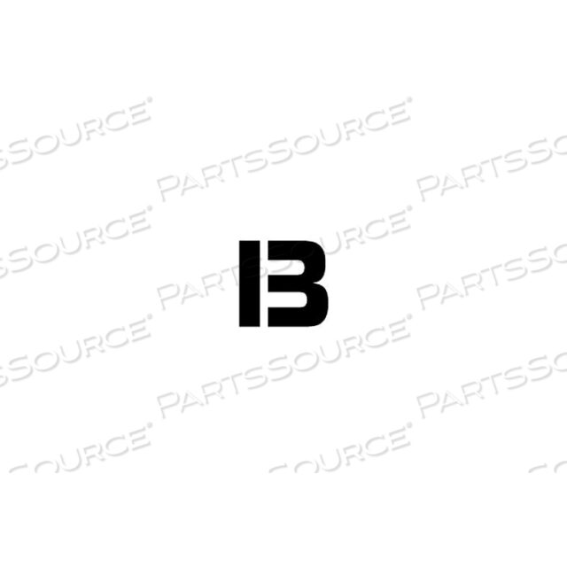 INDIVIDUAL CHARACTER STENCIL 4 - LETTER B