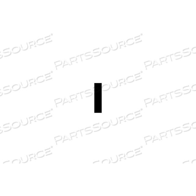 INDIVIDUAL CHARACTER STENCIL 4 - LETTER I