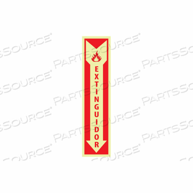 OEM#: SPGL174RGLOW SIGN RIGID PLASTIC - ОГНЕТУШИТЕЛЬ от National Marker Company