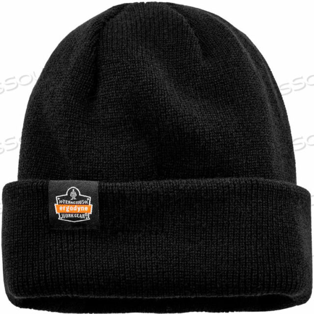 OEM#: 168016811Z ШАПКА В РЕБРИСТУЮ ТЯЖКУ, НА МОЛНИИ, С ВСТАВКОЙ-БОМБОЙ, ЧЕРНАЯ от Ergodyne