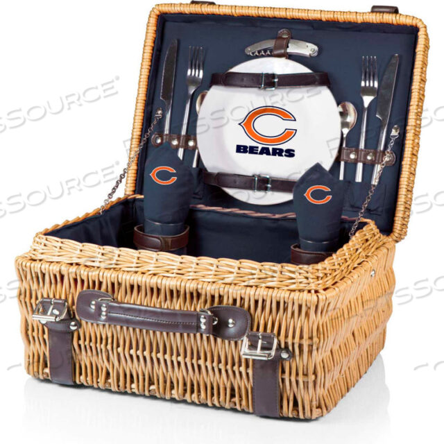 КОРЗИНА ДЛЯ ПИКНИКА CHAMPION - ТЕМНО-СИНИЙ/СИНИЙ (CHICAGO BEARS) ЦИФРОВАЯ ПЕЧАТЬ