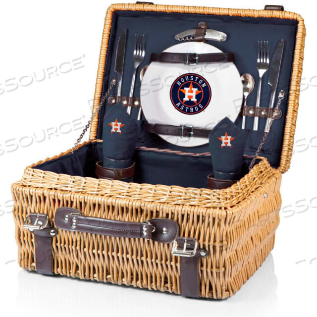 КОРЗИНА ДЛЯ ПИКНИКА CHAMPION - ТЕМНО-СИНИЙ/СИНЕРОЛИСТЫЙ (HOUSTON ASTROS) ЦИФРОВАЯ ПЕЧАТЬ