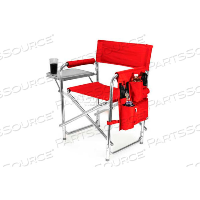 СПОРТИВНОЕ КРЕСЛО, 19Ш X 4.25Г X 33.25В, КРАСНОЕ