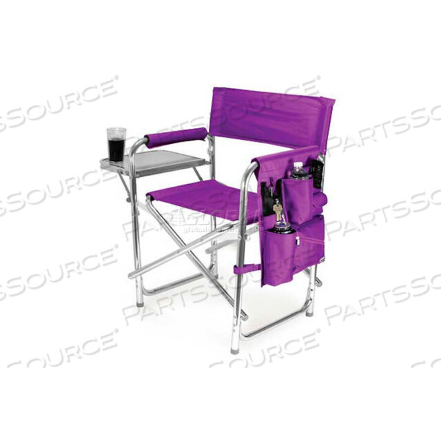 SPORTS CHAIR, 19W X 4.25D X 33.25H, PURPLE
