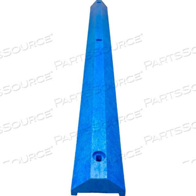 OEM#: ULTRA3672PBBL6 ПАРКОВОЧНЫЙ БЛОК ULTRA С КРЕПЕЖОМ, 3-1/4H, СИНИЙ от Plastics R Unique