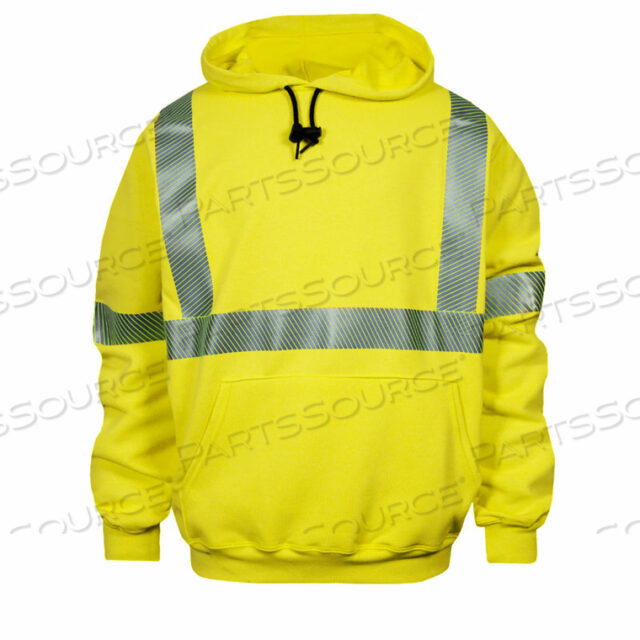 ПУЛОВЕР С КАПЮШОНОМ FR HI-VIS, КЛАСС 3, ТИП R, S, ФЛУОРЕСЦЕНТНЫЙ ЖЕЛТЫЙ