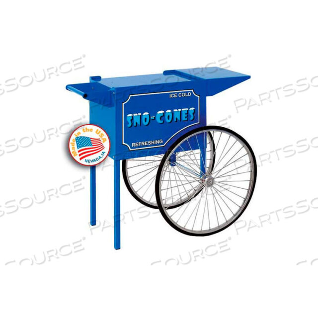 MEDIUM CART FOR SNO-CONE CART, 38W X 16D X 30H