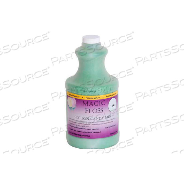 MAGIC FLOSS - 4 ФУНТА EASY POUR БУТЫЛКА - ЛАЙМ