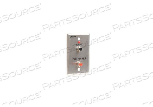 OEM#: NCPCS1CPULLCORD СТАНЦИЯ ДЛЯ ВАННЫ, ПЛАСТИКОВАЯ ЛИЦЕВАЯ ПАНЕЛЬ, БЕЛАЯ, 1 БЛОК, 2,75 ДЮЙМА X 4,5 ДЮЙМА, ВОДОНЕПРОНИЦАЕМАЯ, СООТВЕТСТВУЕТ TAA/BAA от Crest Healthcare