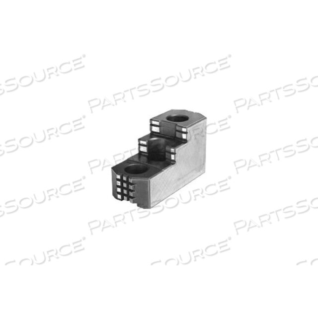 6 TONGUE & GROOVE HARD TOP JAWS - MEDIUM DUTY - SET OF 3