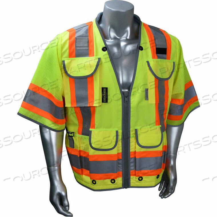 OEM#: SV55-3ZGD-4XЖИЛЕТ ИНЖЕНЕРА ТИПА R КЛАССА 3 СВЕРХПРОЧНЫЙ, ЗЕЛЕНЫЙ, 4XL от Radians