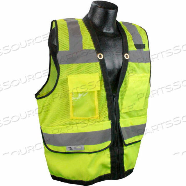 OEM#: SV59Z-2ZGD-STYPE R КЛАСС 2 ТЯЖЕЛЫЙ ЖИЛЕТ БЕЗОПАСНОСТИ ДЛЯ ГЕОДЕЗИСТОВ, НА МОЛНИИ, S, ЗЕЛЕНЫЙ от Radians