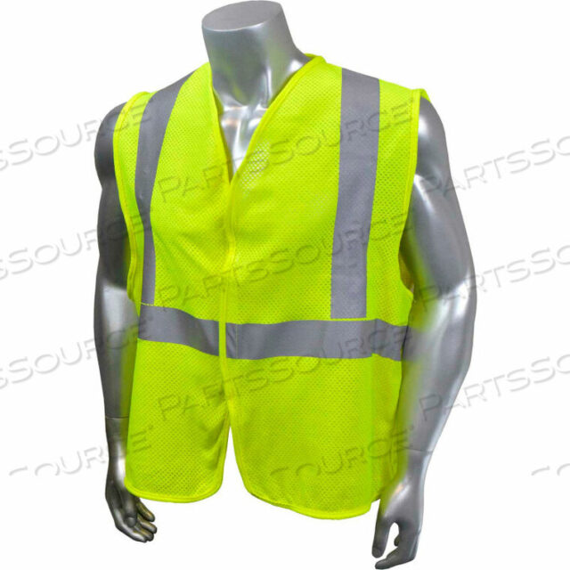 OEM#: SV97E-2VGM-4XHI-VIS ОГНЕУПОРНЫЙ СЕТЧАТЫЙ ЖИЛЕТ ЗАЩИТЫ, ТИП R КЛАСС 2, 4XL, ЗЕЛЕНЫЙ от Radians
