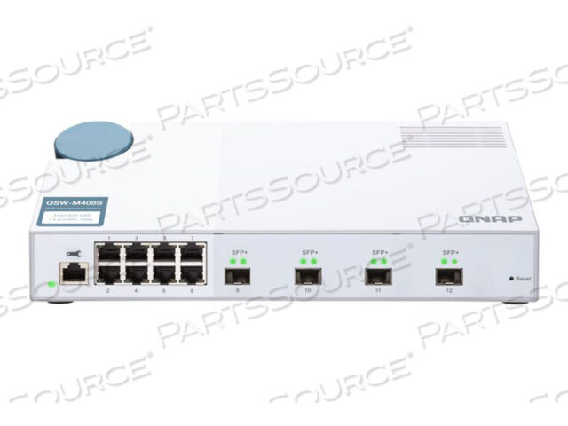 OEM#: QSW-M408S-USQNAP QSW-M408S 12-ПОРТОВЫЙ УПРАВЛЯЕМЫЙ S УРОВНЯ 2 от QNAP Security