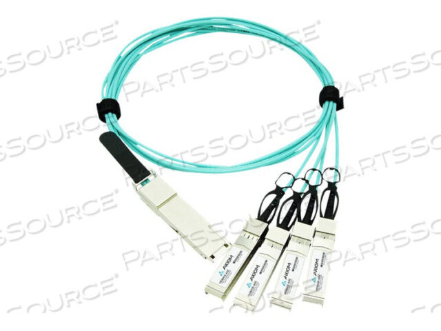 OEM#: QSFP-4SFP25G-AOC3M-AXAXIOM 100GBASE-AOC QSFP28 - 4 SFP28 АКТИВНЫЙ ОПТИЧЕСКИЙ КАБЕЛЬ, СОВМЕСТИМЫЙ С CISCO, 3M от Axiom