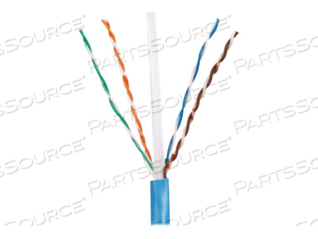 TX6000, КАБЕЛЬ В ОБЪЕМЕ, 1000 ФУТОВ, 0,2 ДЮЙМА, UTP, CAT 6, IEEE 802.3AF/IEEE 802.3AT, CMP, ВНУТРЕННИЙ, ПЛЕНУМ, ОДНОТОННЫЙ, БЕЛЫЙ