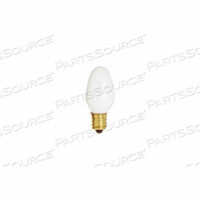 OEM#: S36814C7/W 4W INCANDESCENT W/ CANDELABRA BASE BULB by Satco