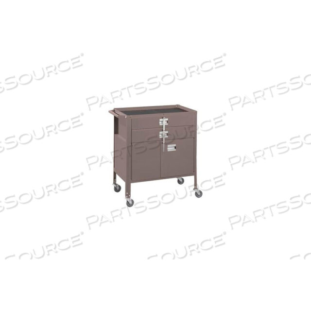 ТЕЛЕЖКА ТЕХНИКА DELUXE - ПОРТАТИВНАЯ ТЕЛЕЖКА, 29-1/4 Ш X 18-1/4 Г X 34 Н - СЕРЫЙ ОЛОВЕН