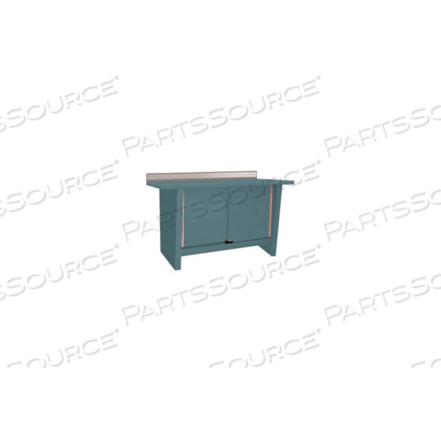 СЕРИЯ CUSTOM-STATIONARY, СТАЛЬНОЙ СТОЛ, 2 ДВЕРИ-SEBRING GREY