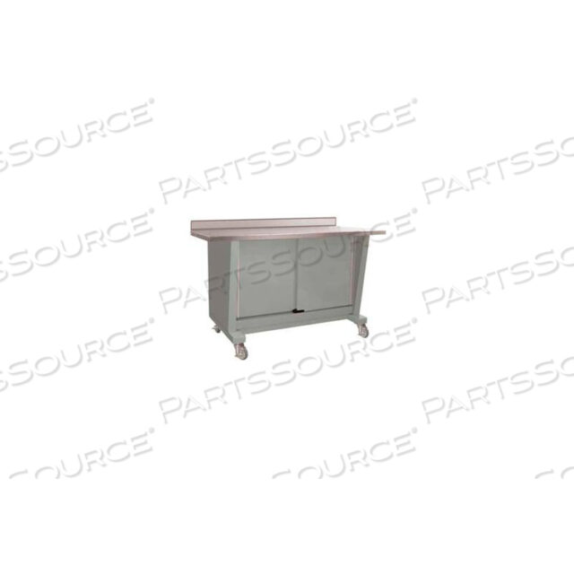 CUSTOM SERIES-PORTABLE, ВЕРХ ИЗ НЕРЖАВЕЮЩЕЙ СТАЛИ, 2 ДВЕРИ-SEBRING GREY
