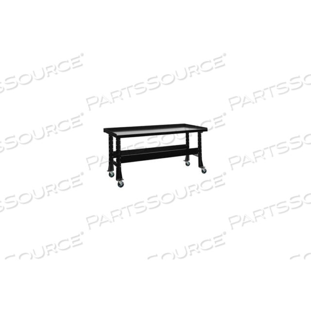 TRANS MAX BENCH-PORTABLE, СТАЛЬНАЯ СТОЛЕШНИЦА, 73-1/2 Ш X 34-1/4 Д-ГЛЯНЦЕВЫЙ ЧЕРНЫЙ