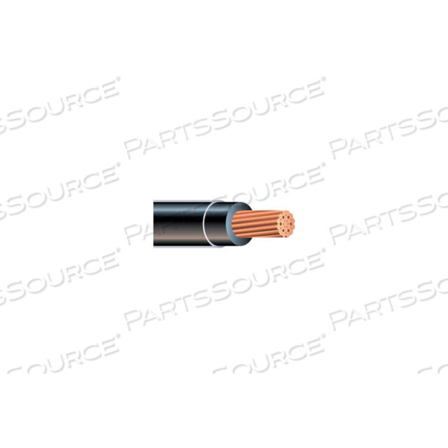 THHN 2 GAUGE СТРОИТЕЛЬНЫЙ ПРОВОД, МНОГОЖИЛЬНЫЙ, ЧЕРНЫЙ, 500 ФУТОВ