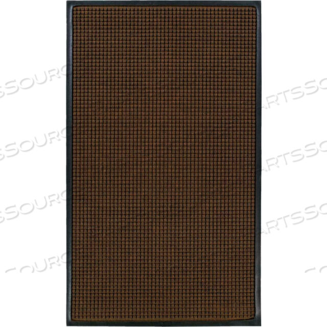 WATERHOG CLASSIC ВХОДНОЙ КОВРИК С ВАФЕЛЬНЫМ УЗОРОМ ТОЛЩИНОЙ 3/8 3 X 5 ТЕМНО-КОРИЧНЕВЫЙ