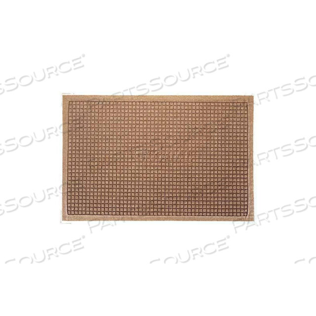КОВРИК У ВХОДА WATERHOG FASHION BORDER ТОЛЩИНОЙ 3/8 4 X 8 КОРИЧНЕВЫЙ