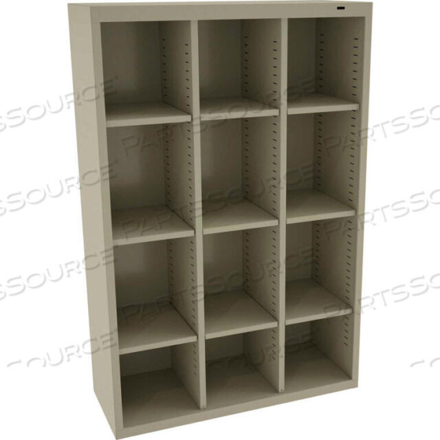 OEM#: CC-52-SNDCUBBY LOCKER - СВАРНОЙ 34-1/2W X 13-1/2D X 52H 12 ОТДЕЛЕНИЙ SAND от Tennsco Corp.