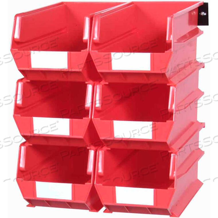 OEM#: 3-240RWSLOCBIN НАСТЕННОЕ ХРАНЕНИЕ, С НАПРАВЛЯЮЩИМИ, БОЛЬШОЕ, КРАСНОЕ (8 ШТ) от Triton Products