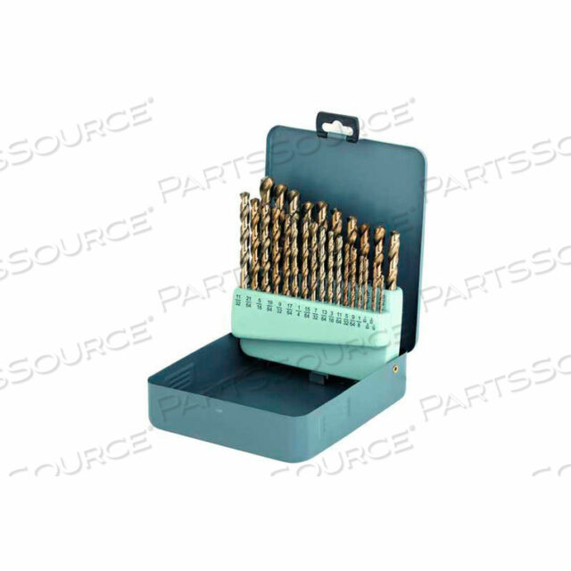 НАБОР ИЗ 32 ИМПОРТНЫХ СВЕРЛ HSS BLACK OXIDE SILVER & DEMING 33/64-1
