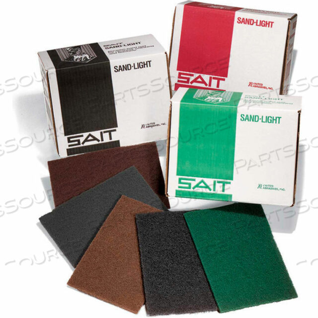 OEM#: 77447SAND-LIGHT HAND PAD 6 X 9 MAROON NON-WOVEN MEDIUM от United Abrasives-Sait