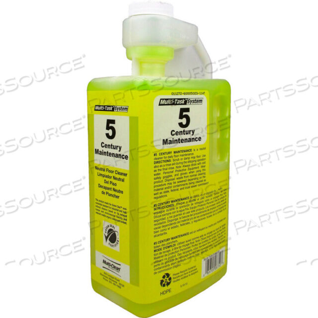 OEM#: 908752MULTI-CLEAN 5 CENTURY MAINTENANCE НЕЙТРАЛЬНОЕ ЧИСТЯЩЕЕ СРЕДСТВО ДЛЯ ПОЛОВ, ЛИМОН, БУТЫЛКА ОБЪЕМОМ 2 Л, 4 БУТЫЛКИ от Minuteman International Inc.