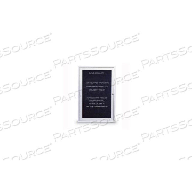 OEM#: UV1168DI-SATIN-BLACK24W X 36H 1-ДВЕРНАЯ УЛИЧНАЯ ЗАКРЫТАЯ ПОДСВЕТКА ДЛЯ БУКВЕТНЫХ ДОСКА С АТЛАСНОЙ РАМОЙ от United Visual Products