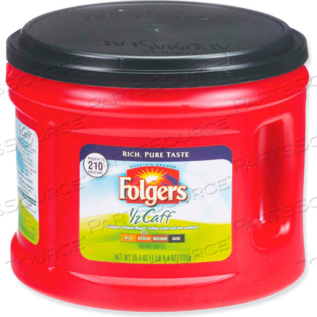 COFFEE, HALF CAFF, 25.4 OZ CANISTER