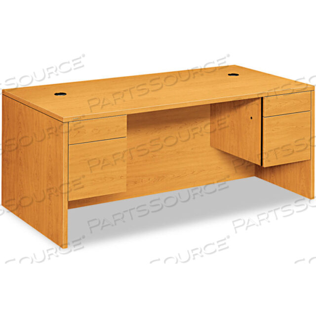 ДЕРЕВЯННЫЙ СТОЛ С ДВУМЯ НОЖКАМИ - 72Ш X 36Г X 29-1/2В - HARVEST - СЕРИЯ 10500