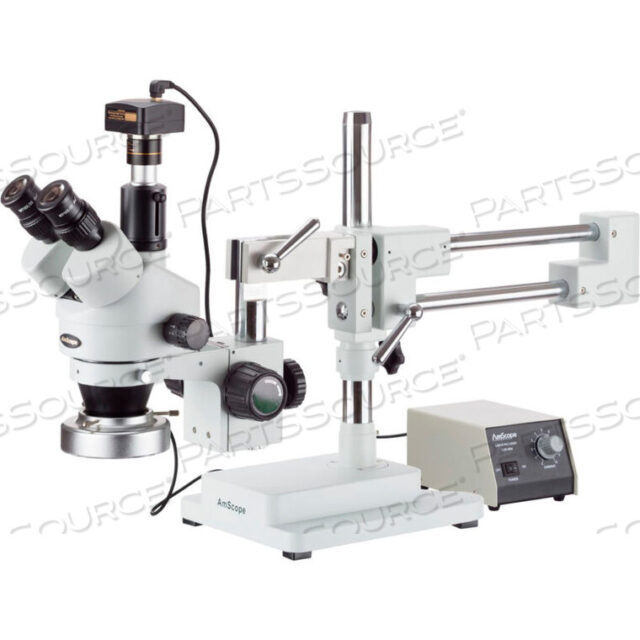 OEM#: SM-4TZ-80M-5MAMSCOPE 3.5X-90X СТЕРЕО МИКРОСКОП НА ШТАНГЕ С КОЛЬЦЕВОЙ ПОДСВЕТКОЙ НА 80 СВЕТОДИОДОВ И 5-МЕГАПИКСЕЛЬНОЙ КАМЕРОЙ от United Scope