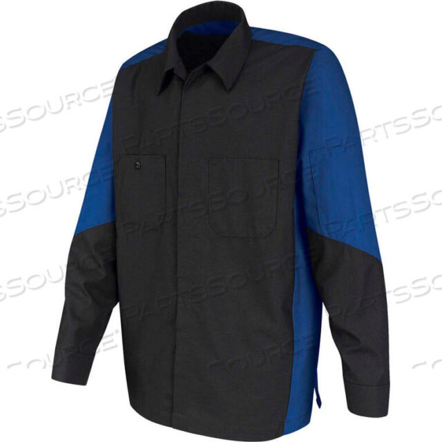 OEM#: SY10CRRGXXLRED KAP МУЖСКАЯ РУБАШКА-КРЮЧОК С ДЛИННЫМ РУКАВОМ, СТАНДАРТНЫЙ РАЗМЕР-2XL, УГОЛЬНЫЙ/ЯРКО-СИНИЙ SY10 от VF Imagewear, Inc.