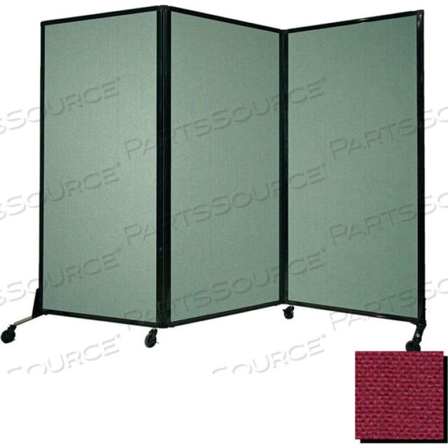 OEM#: 1820149ПЕРЕНОСНАЯ АКУСТИЧЕСКАЯ ПЕРЕГОРОДКА, ТКАНЬ AWRD 70X84, С КОЛЕСИКАМИ, КЛЮКВЕННЫЙ, Versare Solutions, Inc.