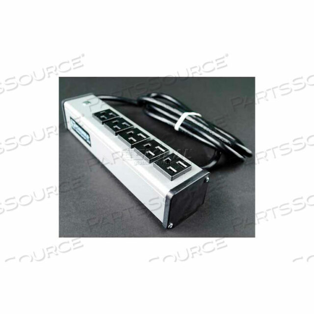 OEM#: UL100BD*UL100BD МНОГОРОЗЕТОЧНЫЙ БЛОК ПИТАНИЯ, 125 В, 15 А, 9-1/4 Л, 5 РОЗЕТОК, 15 ШНУРОВ от Wiremold