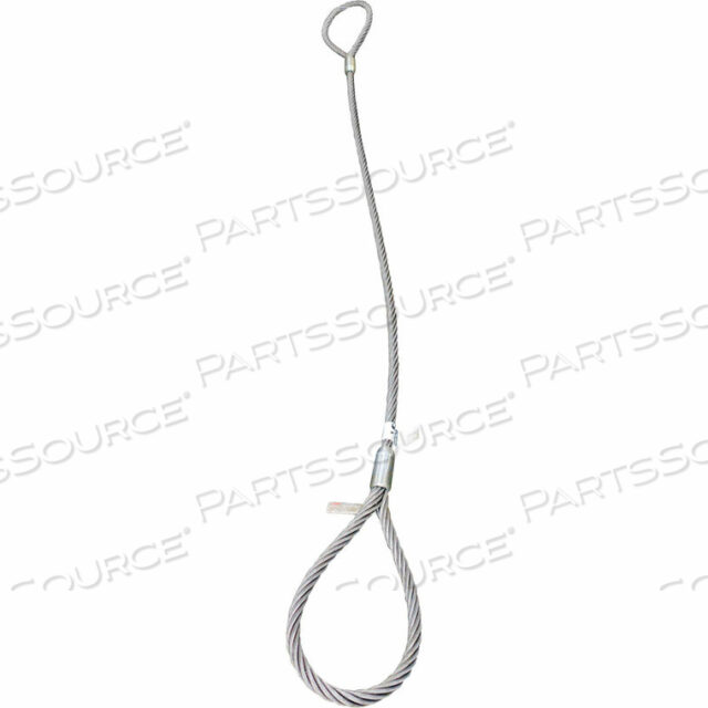 OEM#: S101004LIFT AMERICA ТРОСОВЫЙ СТРОП 1/4 X 4 ПРОУШИНА И ПРОУШИНА, НАГРУЗКА 960/1300/2600 ФУНТОВ от Mazzella Lifting Technologies